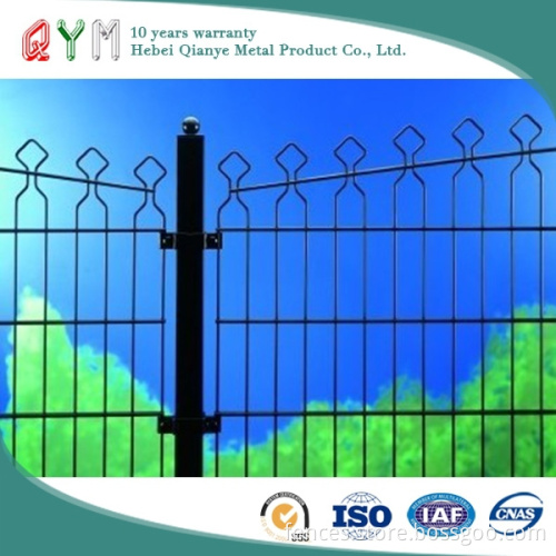 QYM-Hot Dipped Double Wire Fence Galvanized or Polyster powder coated